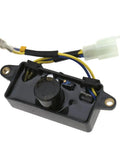Heavy Duty Automatic Voltage Regulator And Rectifier For Single Phase Generators 3500 Watt small black component with wires.