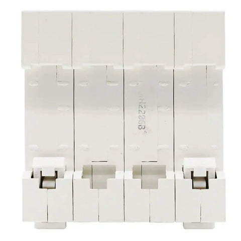 Super Rugged Manual Dual Power Transfer Switch Circuit Breaker 1P 2P, white, front view with multiple switches visible.