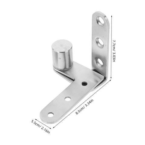 Durable Stainless Steel Heavy Duty Pivot Hinges For Hidden Doors With Concealed Design, close-up showing dimensions.