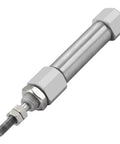 Slim Stainless Steel Air Pneumatic Cylinder CDJ2B 10 By 10 With M5 Port 10mm Bore 10mm Stroke Double Acting Single Rod Compact Linear Actuator For Precise Automation, stainless body and threaded rod