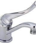 Touch Activated Bathroom Sink Faucet 570LF-06ELH One-Handle Low Arc Sleek Chrome Finish, 1.5 GPM, side view