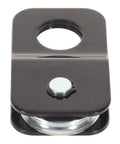 Heavy Duty High Strength Steel 8000 Lb Snatch Block Pulley For 4X4 Off Road Winch Setup with a black powder coated finish.