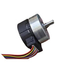 Side view of 24H Runtime Brushless Servo Motor DC 12V With Built In Drive PWM Speed Regulation 100 Line Encoder.