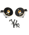 Brass Steering Knuckles RC Counterweights For 1/24 Crawler Axial SCX24 AX24 Upgrades Black Coating 28g Total Boost Center