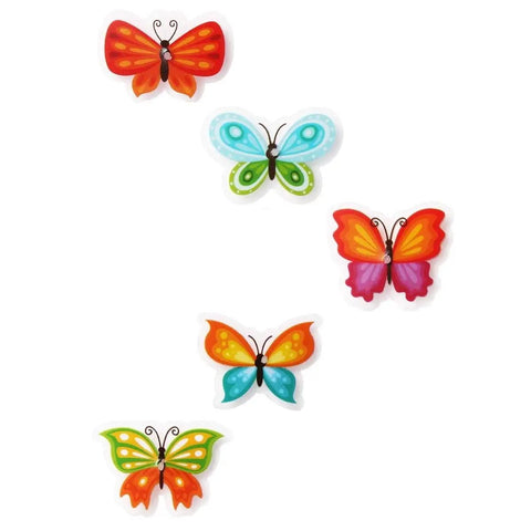 Colorful Clip On Flower And Butterfly Spoke Decorations For Kids Bicycles Universal Fit Easy Snap On Spoke Accessories