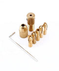 Copper collet set and hex key for Mini Hand Drill Kit With Copper Collet Set For PCB Work, Versatile Micro Twist Drill Tool