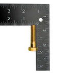 Heavy-Duty 3/8-16 Grade 8 Hex Bolt 1-1/2 Inch next to a ruler for size comparison, part of SAE J429 fasteners kit.