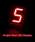 Bright red LED display on Motorcycle Gear Position Indicator With LED Display And Clutch Lever Sensor 5 Speed Digital Gear Indicator