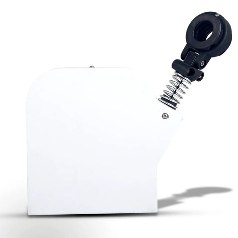 Universal Electric Charger Cable Retractor With Wall Mounted Cable Management System, black holder fitting 20 to 25 mm cables.