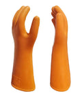 Electrical Insulated Lineman Rubber Gloves Class 2 for Electricians High Voltage 20KV Safety Work Gloves, orange pair