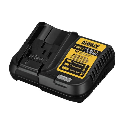 Close-up of 4Ah battery charger included in 20V Max Cordless Pruner Kit With 4Ah Battery And Charger, 1-1/2 Inch Cut Capacity bundle