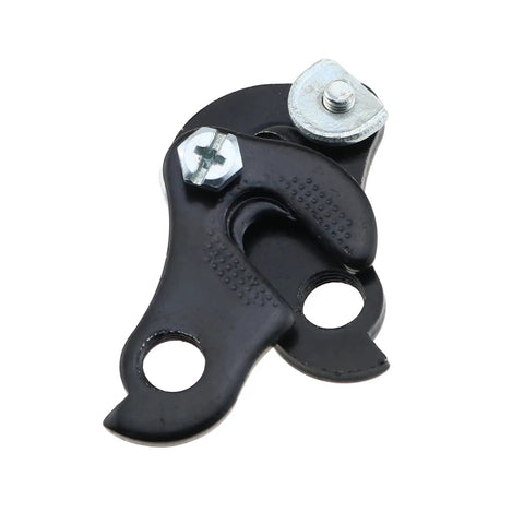 Two Pack Bicycle Derailleur Hanger Plate For Shimano And SRAM Rear Derailleur Fit Converter Adapter Dropout Black Metal Tail Hook