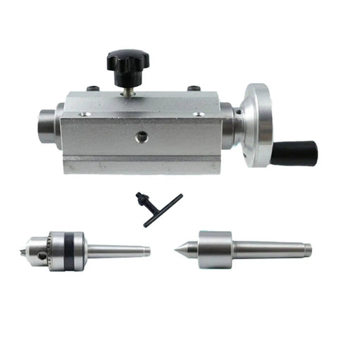 Drill Tailstock B12 Live Center High Accuracy For Mini Lathe Machine with aluminum body and precision machining set