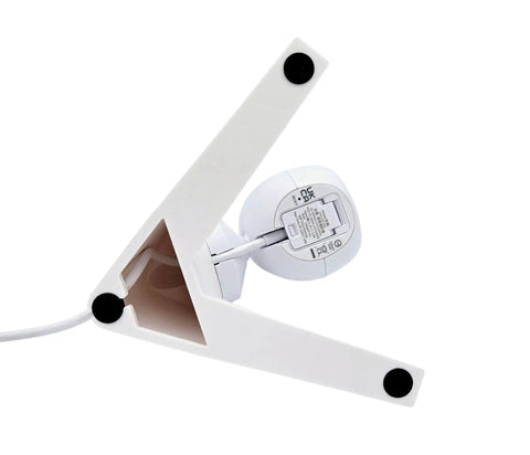 Fresh Desk Vibe Stand Mount For Unifi Instant Cameras G3 G4 G6 Clean White Look elevates camera with concealed wiring.