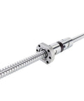 Pro Grade Ball Screw Assembly For CNC Machines With 1605 Roller Ballscrew And Double Nut 800mm Length Anti Backlash Nut Hardened