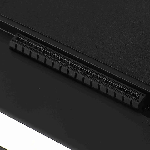 Close-up of PCIe slot on the No Cap External GPU Dock, showcasing the fast USB4.0 link for smooth graphics.