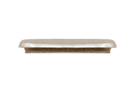 No Sweat Top Tier 2 Inch Square Furniture Sliders With Self Adhesive Backing beige glide for easy movement on floors.