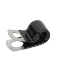 Half Inch Vinyl Dipped Cable Clamps Pack Of 20 Zinc Plated Steel With Rubber Coated Finish For Wiring And Tubes Surface Mount Holes