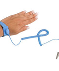 Adjustable ESD Wrist Strap Set Four Pack For Working On Sensitive Electronics with copper conductive band worn on wrist