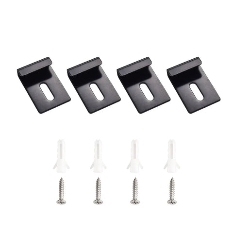 Easy Install Glass Wall Mount Clamps With Screws For A Beefy Grip And Secure Hold Rustproof And Waterproof Glass Clamps Adjustable