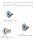 Top Pick Pc Build Screw Kit With Nvme M.2 Standoffs And Assorted Hardware For Motherboards SSD Hard Drives and Fans Quick Install For Gaming Rigs and Repairs No Sweat Setup featuring M.2 SSD mounting screws in various sizes.