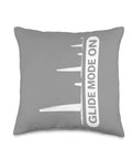 Glider Pilot Throw Pillow Flying Plane Theme Cushion For Home Couch Or Bed Fly Vibe Decor For Aviation Fans Gift Idea For Pilots And Travelers