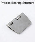 Heavy Duty Weld On Door Hinges With Smooth Rotation For Courtyard Gates And Trailer Side Panels 304 Stainless Steel Rust Resistant