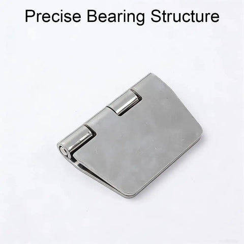 Heavy Duty Weld On Door Hinges With Smooth Rotation For Courtyard Gates And Trailer Side Panels 304 Stainless Steel Rust Resistant