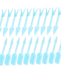 Succulent Planting Tools Set 20Pcs With Seeder And Transplanter For Gardening And Bonsai Care 16Cm Blue Handheld Planting Kit For Yard And Indoor Plant Maintenance Pro Grade Easy To Use, blue plastic tools laid out