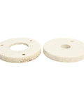 Two Pack Milling Discs for 150 Model Grain Grinders, Wet and Dry Slurry Milling Sheets, shown side by side