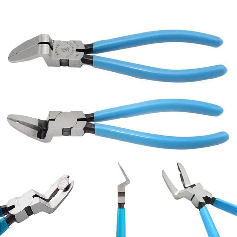 Heavy Duty Auto Clip Pliers Set With Diagonal Cutting Pliers Wire Flush Cutters Push Retainer Pry Tools Pry Puller Clips And Clip Remover For Car Trim Rivets And Panels Panel Clip Removal Kit For DIYers And Pros