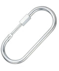 Big Oval Locking Carabiner Clip 6 Inch M10 Quick Link For Trailer Tow Chains Ropes Cables And Hammocks Outdoor Camping Gear