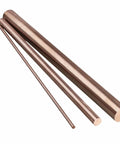 Tungsten Copper Alloy Rod 80 Percent Tungsten 20 Percent Copper, 200mm Length, Diameters From 1.5 To 20mm, Lab Grade Heavy Duty, side view