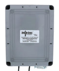 Back view of Spartan Series 8 Light Grow Controller For 240V Setups With Dual Trigger Cords Delay Start Scheduling Universal 120V 240V Outlets.