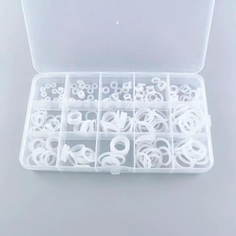Must Have 225 Piece Silicone O Ring Assortment Kit For Automotive Plumbing And Faucet Repairs With 15 Different Sizes