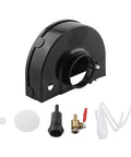Heavy Duty Angle Grinder Shield Set With Water Pump Compatibility, Dust Free Wet Cutting Guard Built From Steel And Copper