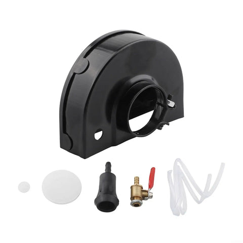 Heavy Duty Angle Grinder Shield Set With Water Pump Compatibility, Dust Free Wet Cutting Guard Built From Steel And Copper
