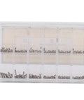 Premium Stainless Steel Watch Back Screws Replacement Kit 4023A in a compartmentalized box