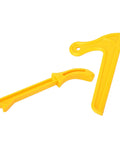 2 Pack Push Sticks For Woodworking Safety, Yellow Plastic Push Blocks With Ergonomic Handles, Pro Grade Durable Push Block Set