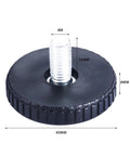 Adjustable Furniture Leveling Feet With M8 Threads Screw On Glide Base 40mm Diameter Durable Rust Resistant Easy Height Adjustment
