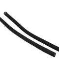 Two black mesh sleeves for 4/5 Inch E Bike Cable Management Sleeve Black Universal Fit For Ridstar Q20 Super 73 S1 S2 R Z Macfox X1S X X2