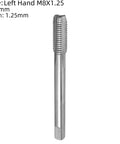 Left Hand M8 1.25 Tap And Die Set For Metric Threads 8mm Cutting Diameter Pro Grade High Speed Steel Tap