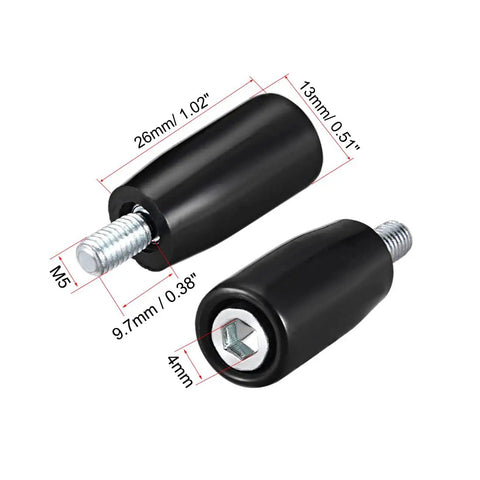 Superior Revolving Handwheel Machine Handle With M5 Male Threaded Stem For Milling Lathes And Grinders Rock Solid Grip Super Slick Finish Hella Durable CNC Tool Accessory