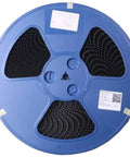 20 Piece SMD Surface Mount Round Nut Columns M3 X 2.5 Millimeter Copper Tinned Circuit Board Spacers Heavy Hitter Hardware shown on a blue reel.