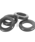 Kickass Heavy Duty Rubber Grommets For Wiring Harness Protection 2 Inch Inner Diameter Flame Retardant Heat Insulator Plug 4 Pack stacked view.