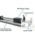 Premium Manual Linear Sliding Table Stage Featuring Top Shelf Precision Ball Screw Spindle Adjusting 100 To 1000 Millimeters For Heavy Duty Machinery Heat Resistant Workhorse Build with locking device and laser scale.