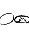 Industrial Conveyor Synchronous Rubber Drive Belt 3mm Wide Circular Closed Timing Belt For Heavy Duty Automation And Conveyor Systems 1 Piece B163 228 B205 Ready To Install, black rubber timing belt