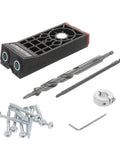 Pocket Hole Jig For Thick Wood Materials One And One Half Inch Or More With One Half Inch Bit Hardened Steel Bushings Dual Position Fence