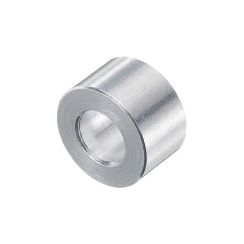 Aluminum Spacer 5mm Bore 10mm OD 6mm Length Standoff For M5 Screws Bolts And Rods, 30 Piece Pack, Plain Finish, Durable Aluminum Alloy