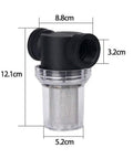 Inline Water Pump Strainer Filter For Garden Pond And RV 1 Inch 40 And 80 Mesh Stainless Steel Screen Keeps Leaves And Debris Out Of Pumps Hoses